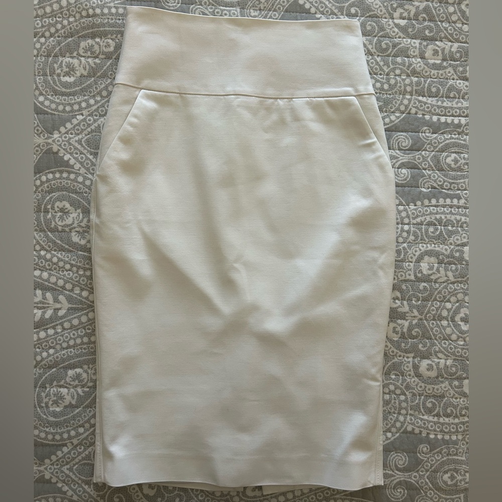White Pencil Skirt